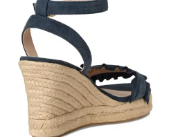 Jack Rogers Rozette Ruffle Wedge Women's