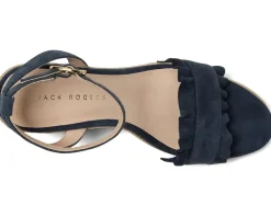 Jack Rogers Rozette Ruffle Wedge Women's
