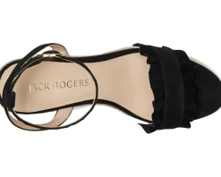 Jack Rogers Rozette Ruffle Wedge Women's