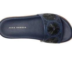 Jack Rogers Somerset Slide - Nappa/Raffia Women's