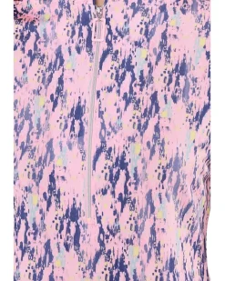 Jamie Sadock Fingerpaint Print Short Sleeve Polo Women's