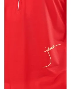 Jamie Sadock Flare Print Long Sleeve Sunsense 1/4 Zip Top Women's