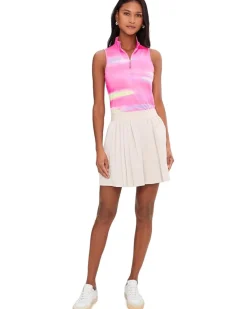 Jamie Sadock Painted Sunset Sleeveless Front Zip Women's