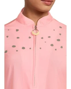 Jamie Sadock Raindrops Print Long Sleeve Sunsense Top Women's