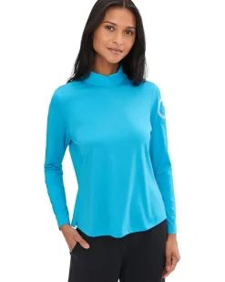 Jamie Sadock Sunsense Crossover Mock Neck Outer Layer Essential Women's