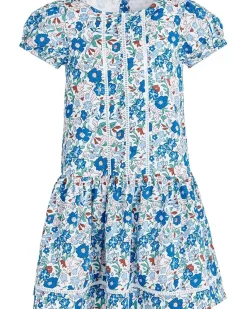 Janie and Jack Bold Floral Dress (Toddler/Little Kids/Big Kids)
