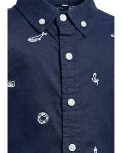 Janie and Jack Embroidered Woven Shirt (Infant)