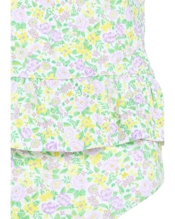 Janie and Jack Floral Ruffle Rashguard Swim Set (Toddler/Little Kid/Big Kid)