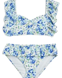 Janie and Jack Floral Ruffle Two-Piece Swim (Toddler/Little Kid/Big Kid)