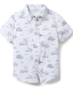 Janie and Jack Printed Bunny Top (toddler/Little Kid/Big Kid)