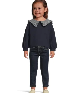 Janie and Jack Printed Collar Sweatshirt (Infant)