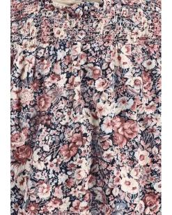 Janie and Jack Ruffle Front Floral Dress (Toddler/Little Kid/Big Kid)