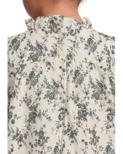Janie and Jack Twill Floral Dress (Infant)
