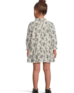 Janie and Jack Twill Floral Dress (Infant)