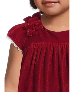Janie and Jack Velvet Bow Dress (Infant)