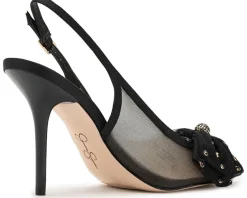 Jessica Simpson Lavilra Tulle Bow Embellished Pumps Women's