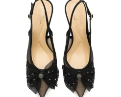 Jessica Simpson Lavilra Tulle Bow Embellished Pumps Women's