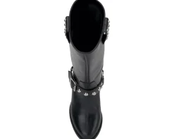 Jessica Simpson Milley Studded Moto Boots Women's