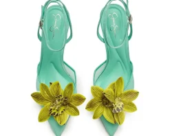 Jessica Simpson Vilyria 3D Floral Embellished High Heel Women's