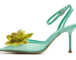 Jessica Simpson Vilyria 3D Floral Embellished High Heel Women's