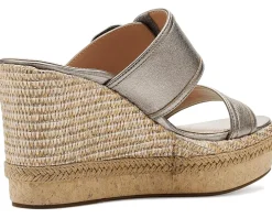 Johnston & Murphy Addison Buckle Strap Wedge Women's