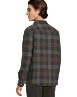 Johnston & Murphy Brushed Button-Front Knit Men's