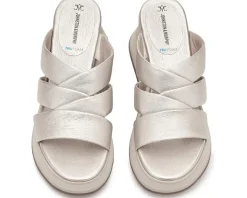 Johnston & Murphy Colleen Triple Band Slide Women's