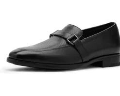 Johnston & Murphy Gibbons Embossed Bit Loafers Men's