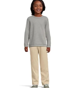 Johnston & Murphy Kids Reversible Solid Crew Neck (Big Kid)