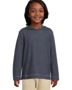 Johnston & Murphy Kids Reversible Solid Hoodie (Big Kid)