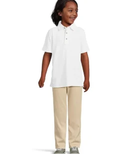 Johnston & Murphy Kids Vintage Slub Polo (Big Kid)