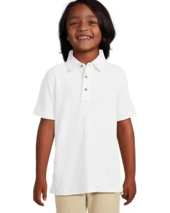 Johnston & Murphy Kids Vintage Slub Polo (Big Kid)