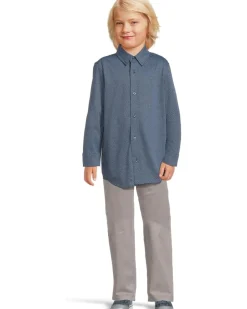 Johnston & Murphy Kids XC Flex Stretch Long-Sleeve Shirt (Big Kid)