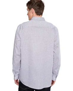 Johnston & Murphy Printed Cotton Shirt Men's