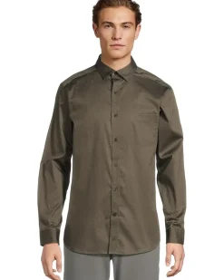 Johnston & Murphy Printed Cotton Shirt Men's