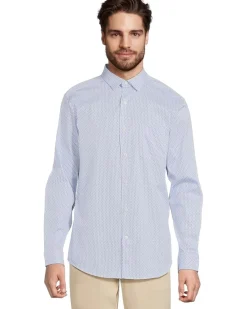 Johnston & Murphy Printed Cotton Shirt Men's