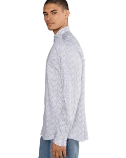 Johnston & Murphy Printed Cotton Shirt Men's