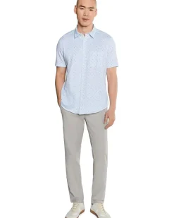Johnston & Murphy Xc Flex Ascend Short-sleeve Knit Shirt Men's