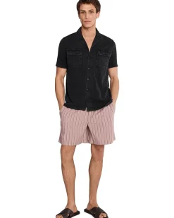 John Varvatos Amadora Camp Collar Shirt Men's