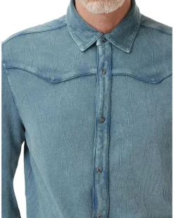 John Varvatos Miner Western Shirt K6943F25 Men's