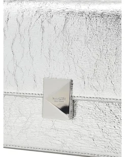 Kate Spade New York Deco Crinkle Metallic Leather Chain Shoulder