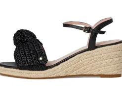 Kate Spade New York Leandra Raffia Espadrille Wedge Sandal Women's