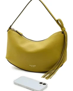 Kate Spade New York Loop Pebbled Leather Shoulder Bag With Fringe Strap