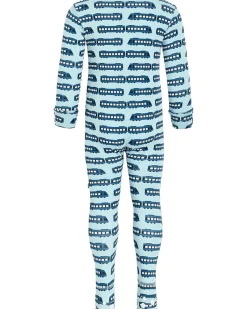 Kickee Pants Kids Print Footie with 2 Way Zipper (Infant)