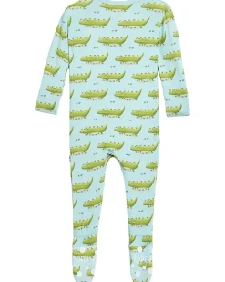 Kickee Pants Kids Print Footie with 2 Way Zipper (Infant)