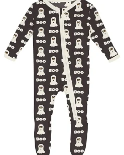 Kickee Pants Kids Print Footie with 2 Way Zipper (Infant)