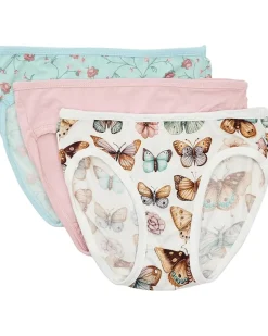 Kickee Pants Kids Print Girl's Underwear Set of 3 (Little Kid/Big Kid)
