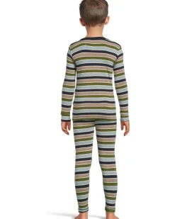 Kickee Pants Kids Print Long Sleeve Pajama Set (Toddler/Little Kid/Big Kid)