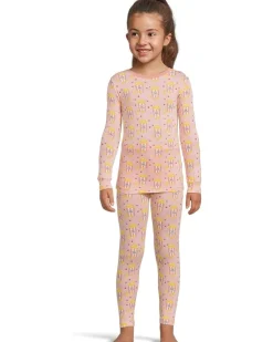 Kickee Pants Kids Print Long Sleeve Pajama Set (Toddler/Little Kid/Big Kid)