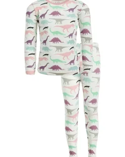 Kickee Pants Kids Print Long Sleeve Pajama Set (Toddler/Little Kid/Big Kid)